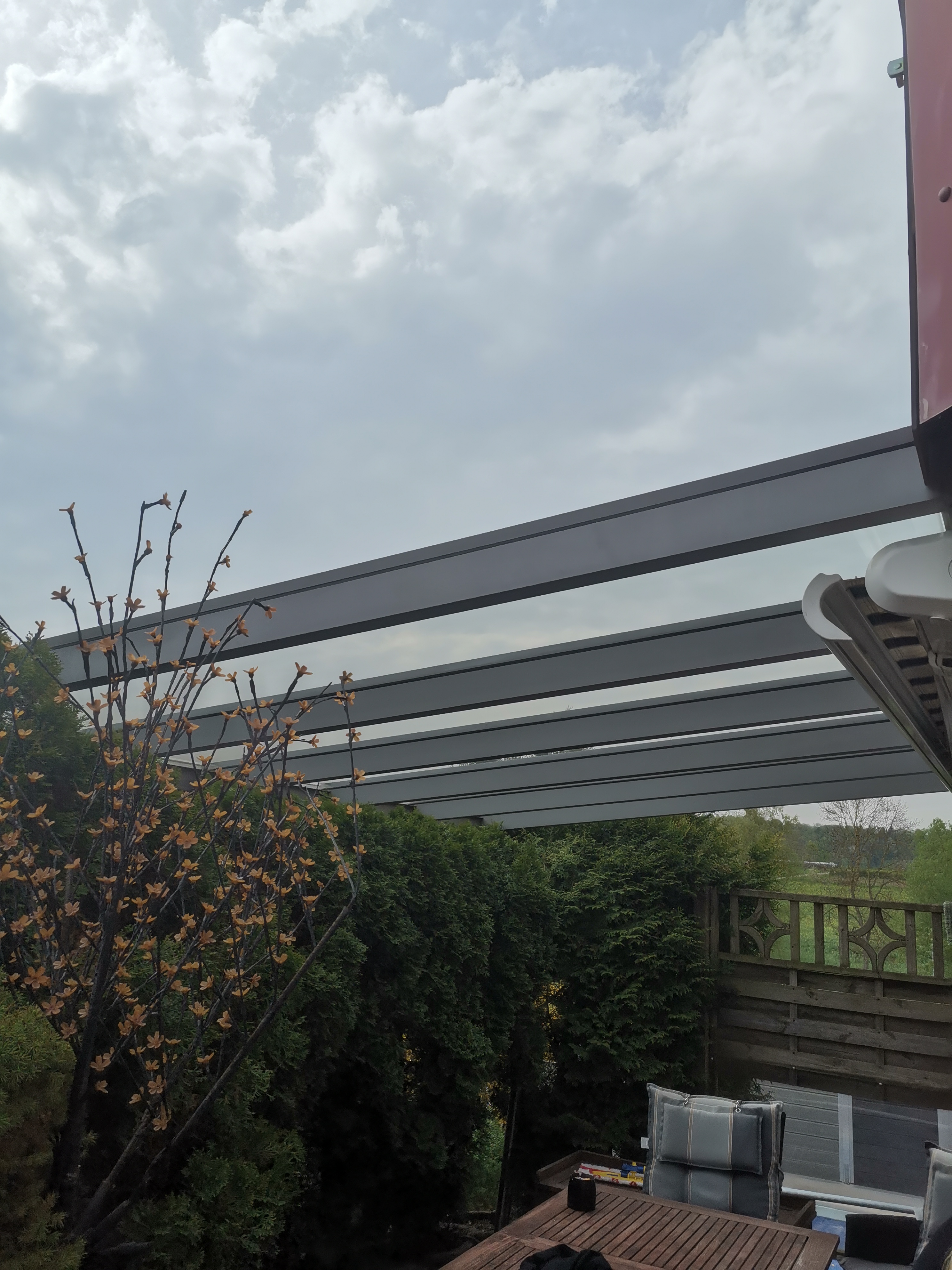 Glasdach gereinigt nachher