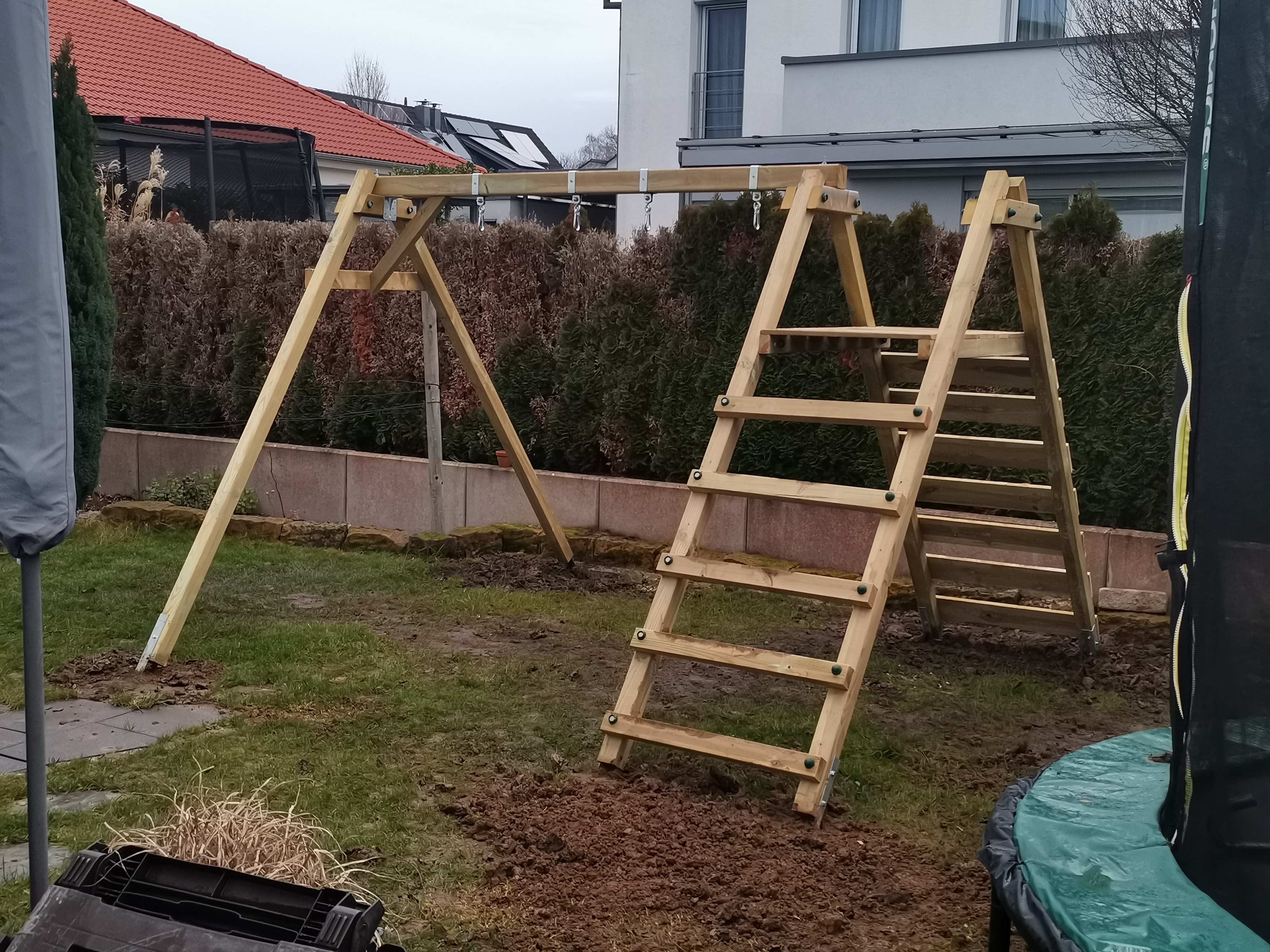 Teile ausgepackt